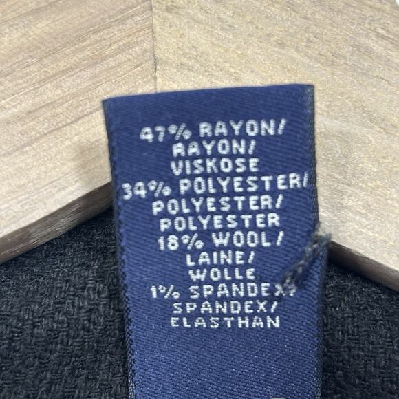 Lands End Wool Blend Cardigan Jacket Sz 10 Cottage Granny Lagenlook Minimalist - Picture 4 of 9